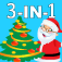 iPhone/iPadアプリ「3-in-1 クリスマスゲーム  (Christmas Games)」のアイコン